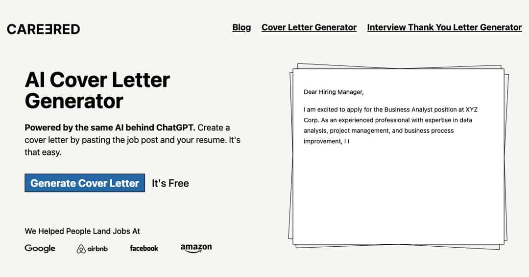 Careered cover