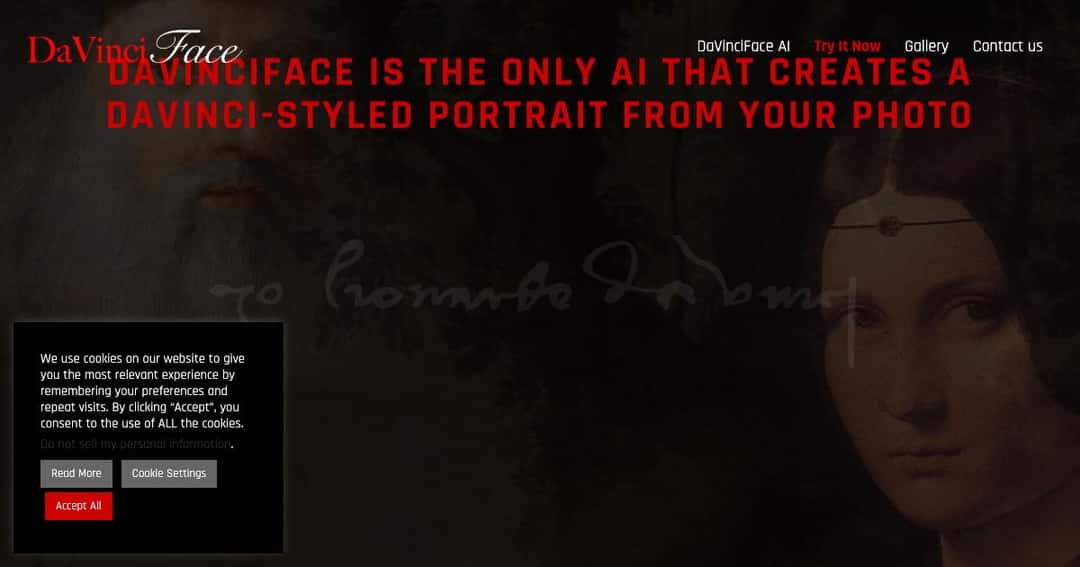 DaVinciFace AI cover