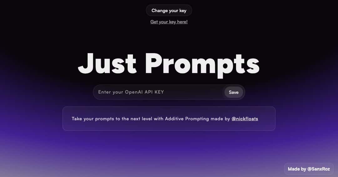 Just Prompts cover