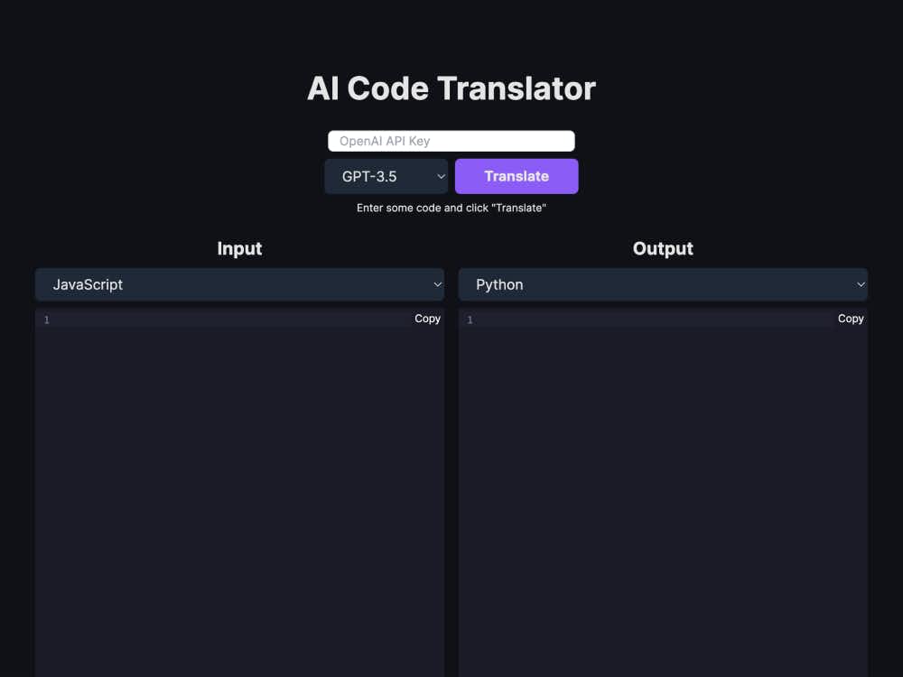 AI Code Translator cover
