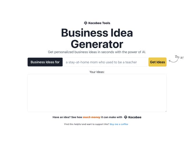 Business Idea Generator cover