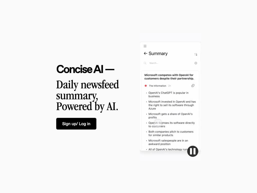 Concise AI cover