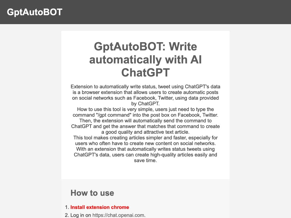 GptAutoBOT cover