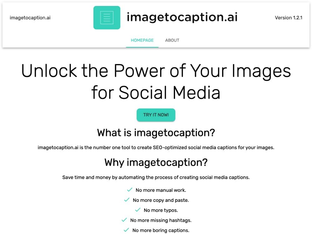 ImageToCaption cover