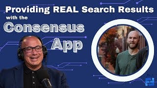 Providing REAL Search Results with Consensus App cover