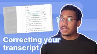 Quick and easy ways to correct your transcripts cover