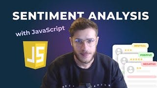 How to use Sentiment Analysis API with JavaScript | Eden AI cover