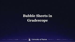 Using Gradescope for Bubble Sheet Tests cover