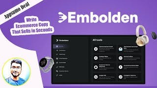Embolden Appsumo Review & Tutorial | Automatically Generate SEO-Friendly Copy for Ecommerce Business cover
