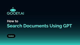 Search Documents Using GPT - How to use Gooey.AI Workflows cover