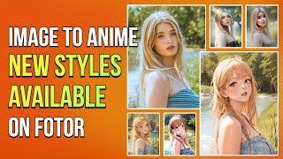 Image to Anime - Brand New Styles Now Available on Fotor. cover