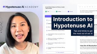 How to Get the Most Out of Hypotenuse AI - Tips and Tricks cover