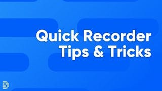Tips for quick screen recording in Descript cover
