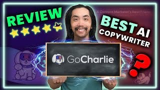 🚀 GoCharlie Review | Best AI Copywriting Tool | JasperAI Alternative cover