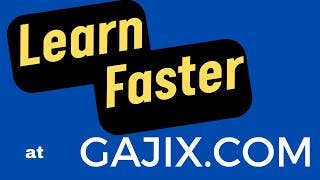 Learn a new subject FASTER with AI at GAJIX.com cover