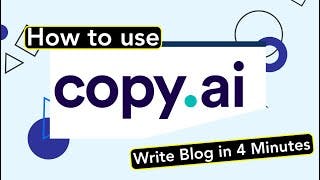 How to use copy.ai | How to Write Blog in 1 Minutes using Copy.ai cover