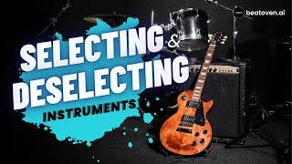 Tutorial Walkthroughs | Selecting and deselecting instruments in the composition cover