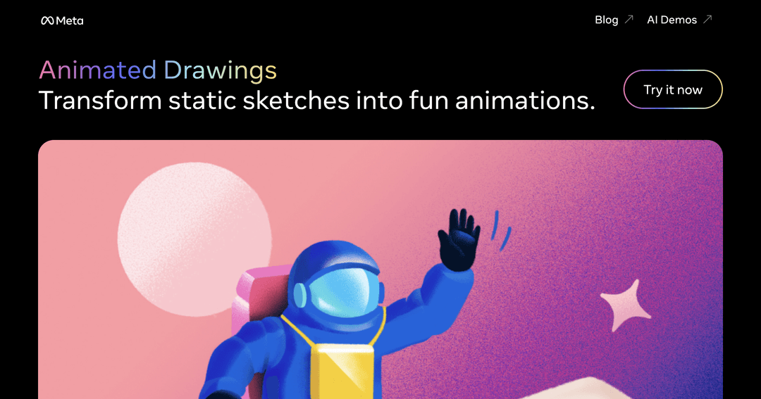 Animated Drawings cover Animated Drawings cover
