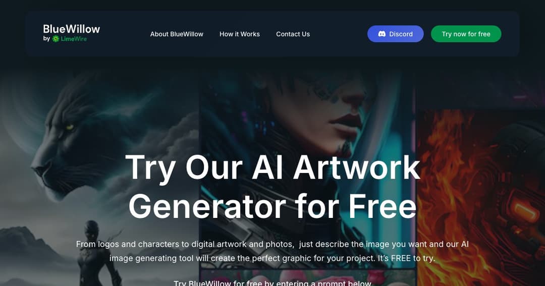 BlueWillow AI cover BlueWillow AI cover