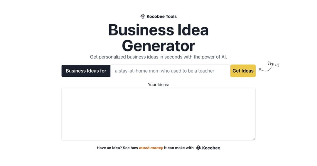 Business Idea Generator cover Business Idea Generator cover