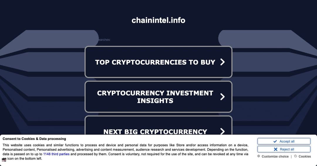 ChainIntelGPT cover ChainIntelGPT cover