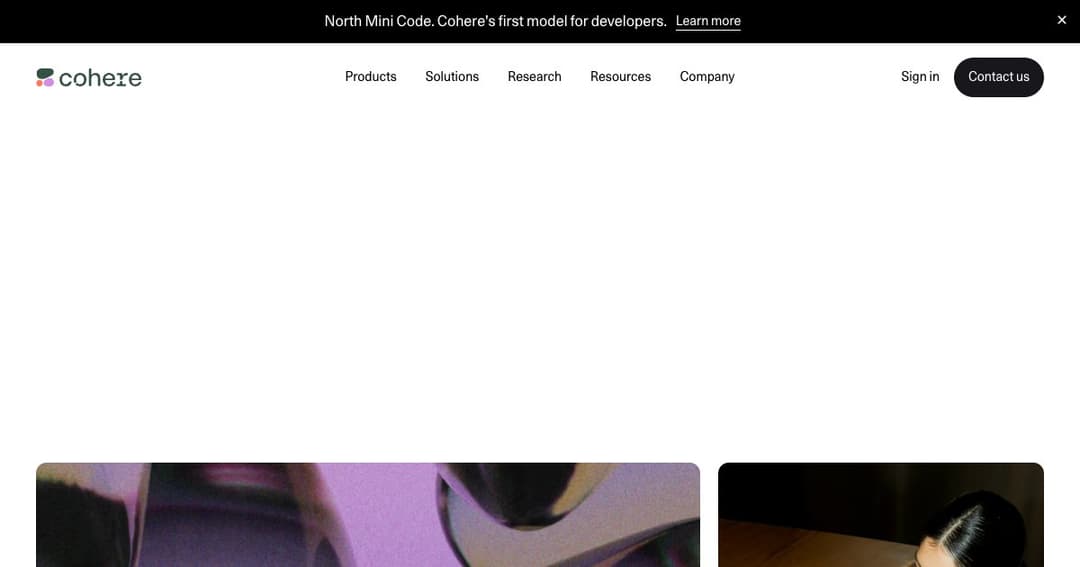 Cohere cover Cohere cover