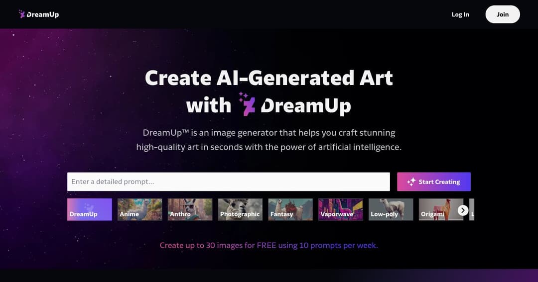 DreamUp cover DreamUp cover