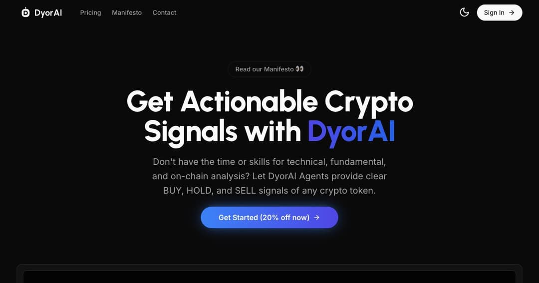 DyorAI cover DyorAI cover