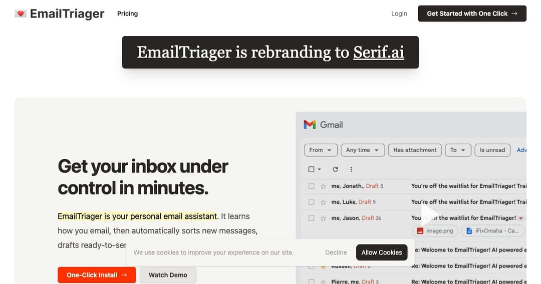 EmailTriager cover EmailTriager cover