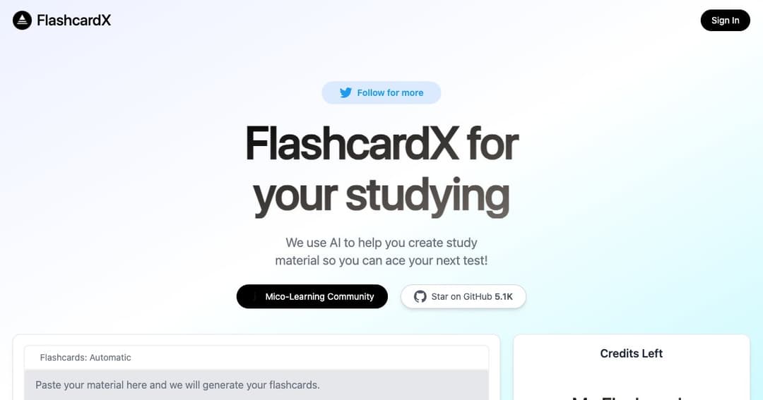 FlashcardX cover FlashcardX cover