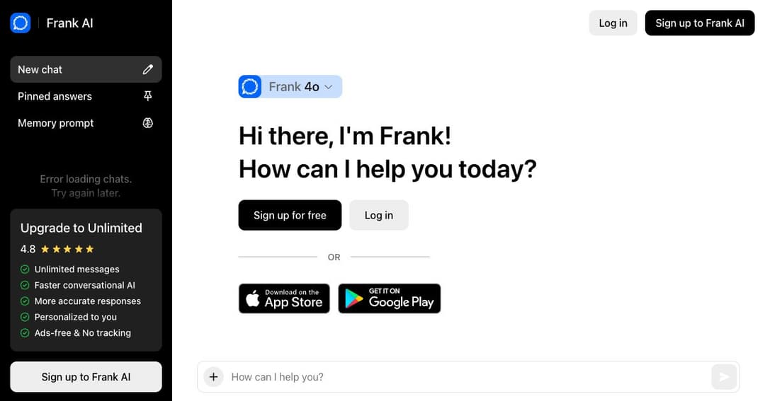 Frank AI cover Frank AI cover