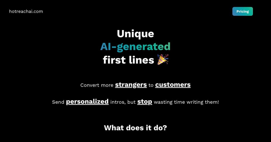 Hot Reach AI cover Hot Reach AI cover