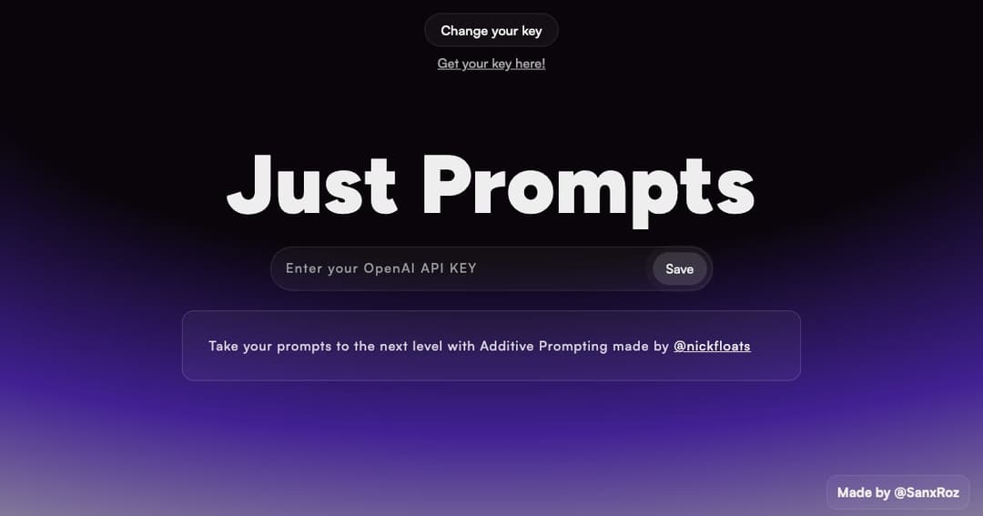 Just Prompts cover Just Prompts cover