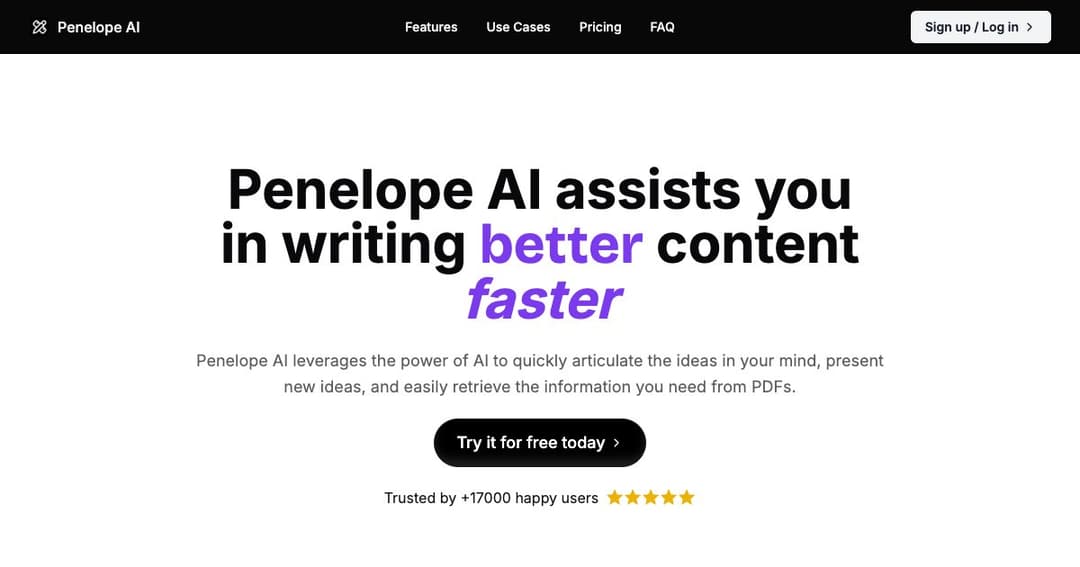 Penelope AI cover Penelope AI cover