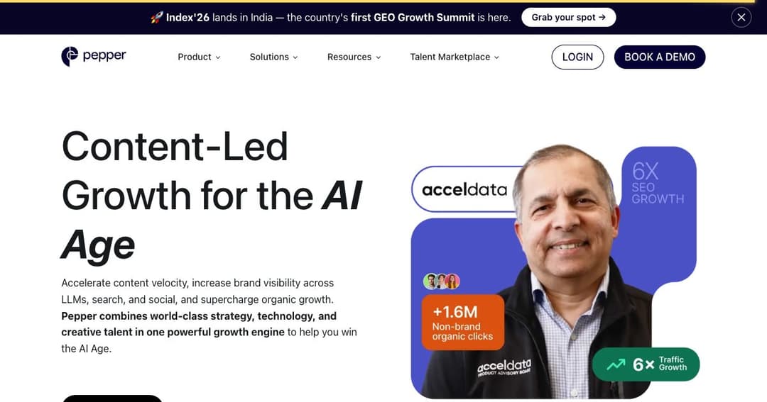 Pepper Content AI cover Pepper Content AI cover