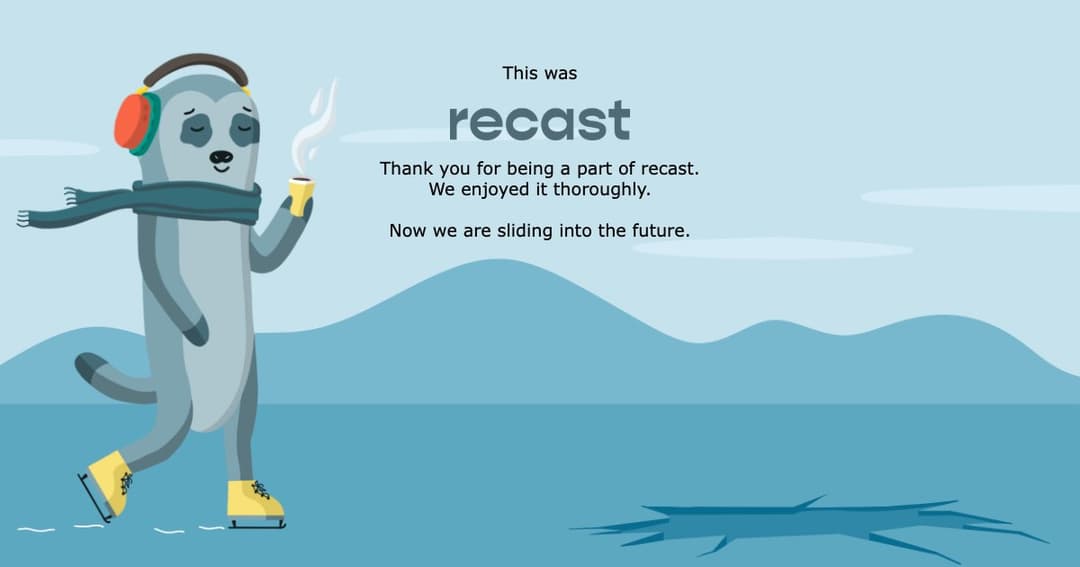 Recast cover Recast cover