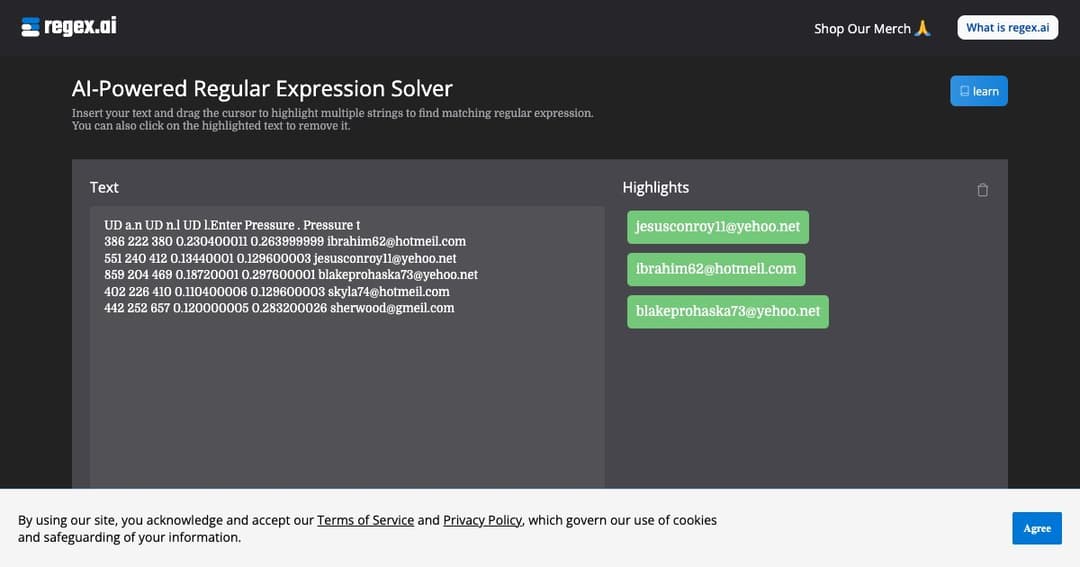 Regex cover Regex cover