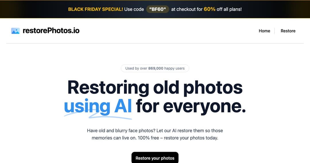RestorePhotos cover RestorePhotos cover