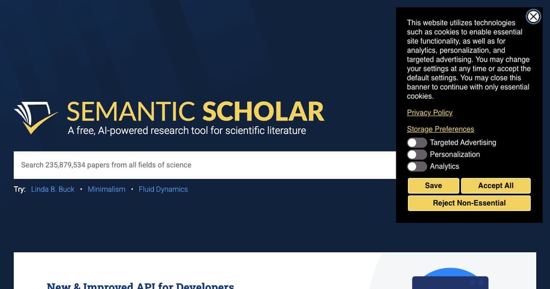 Semantic Scholar cover Semantic Scholar cover