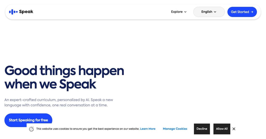 Speak cover Speak cover