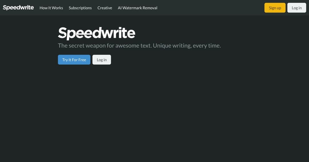 Speedwrite cover Speedwrite cover