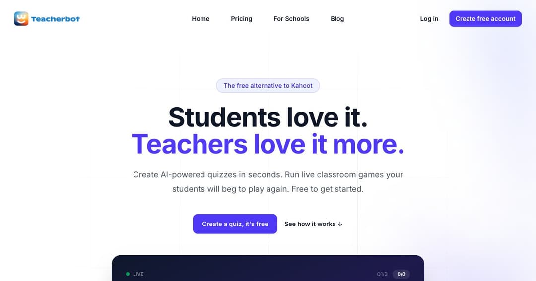 Teacherbot cover Teacherbot cover