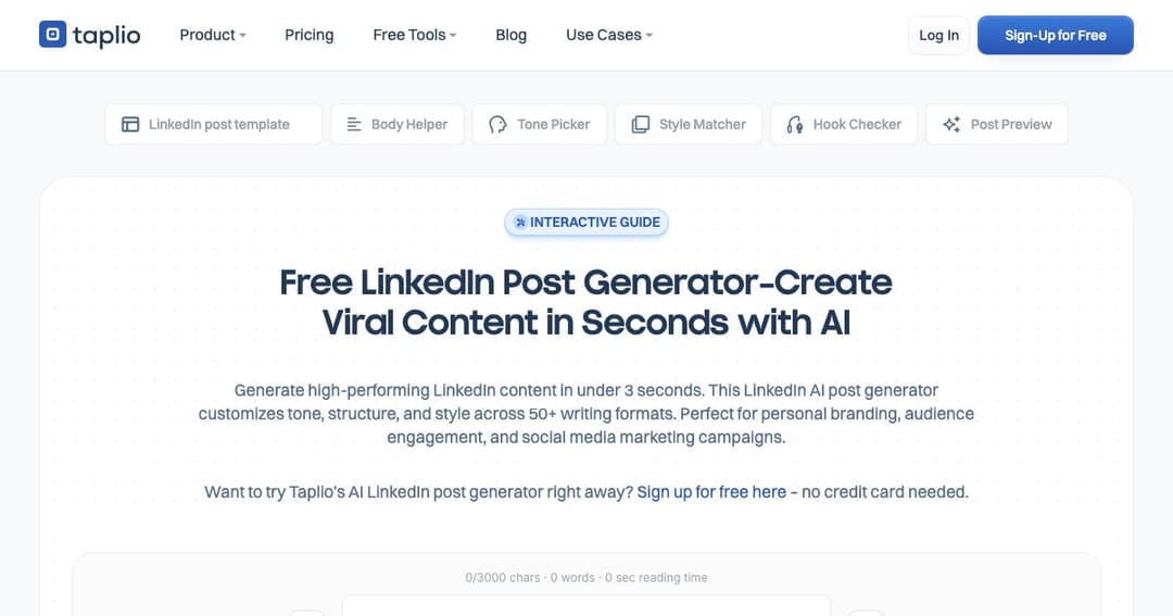Viral Post Generator cover Viral Post Generator cover