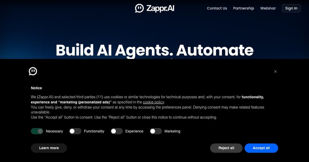 Zappr.AI cover Zappr.AI cover