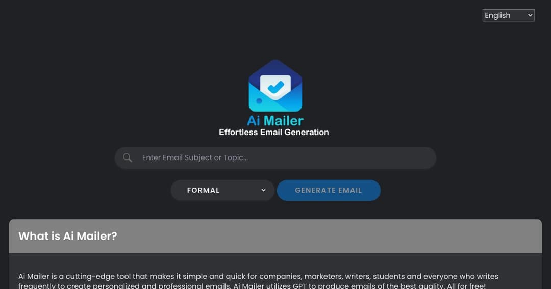 Ai Mailer cover Ai Mailer cover