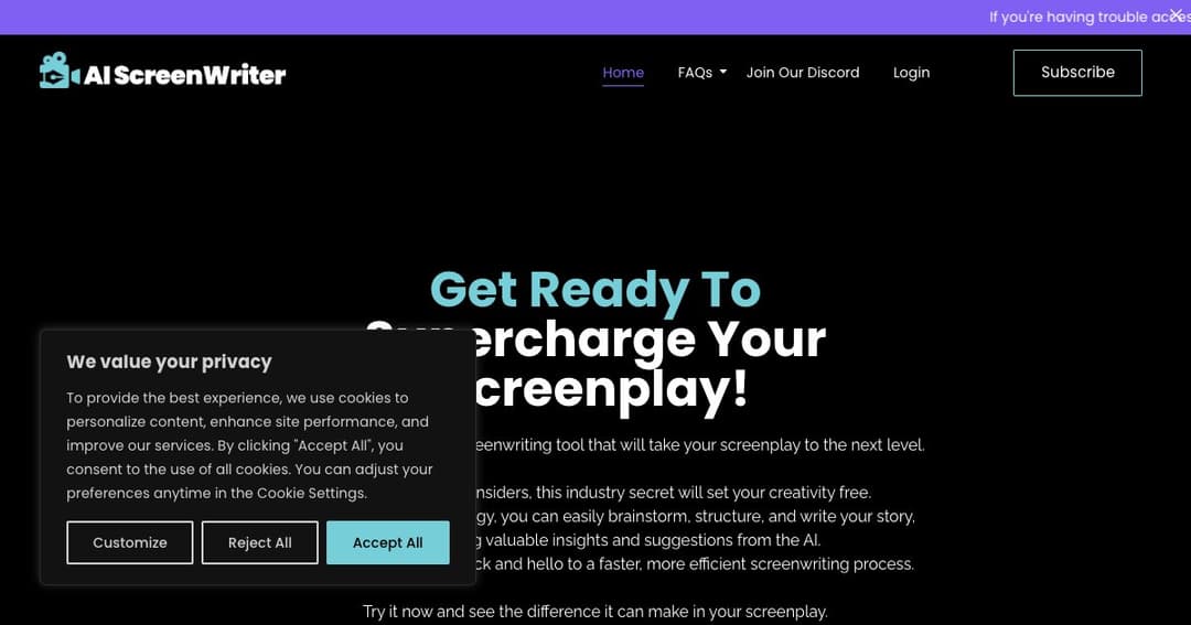 AI Screenwriter cover AI Screenwriter cover