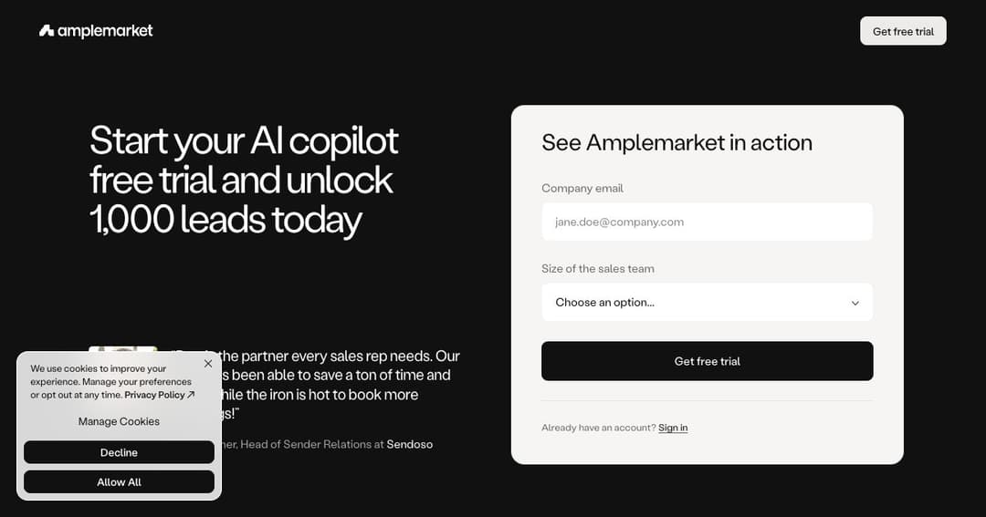 Amplemarket cover Amplemarket cover
