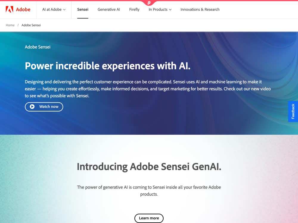 Adobe Sensei cover