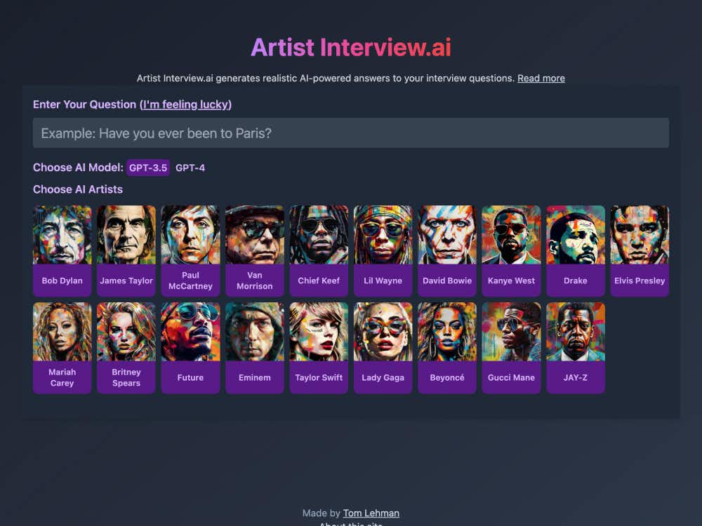 Artist Interview cover