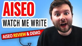 AISEO Review - Watch Me Write A Blog With AISEO cover